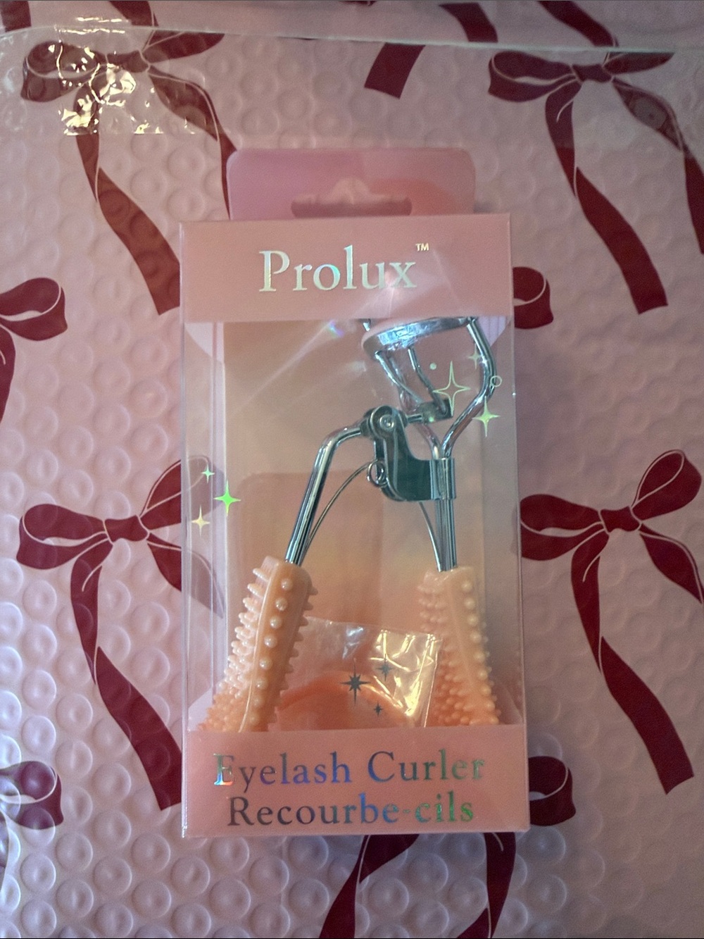 Pink Eyelash Curler - Comfortable Grip